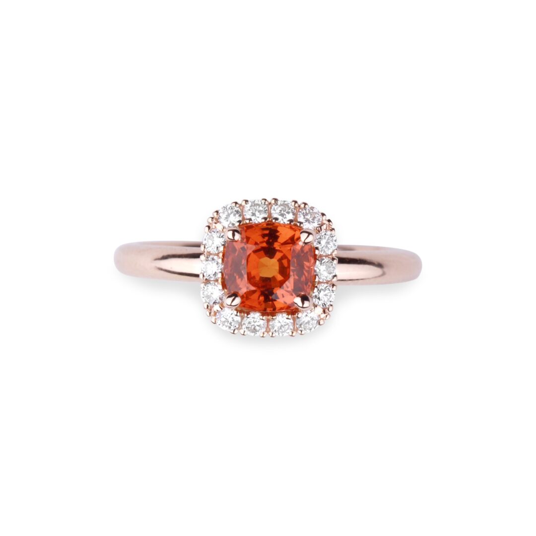 Bague grenat spessartite