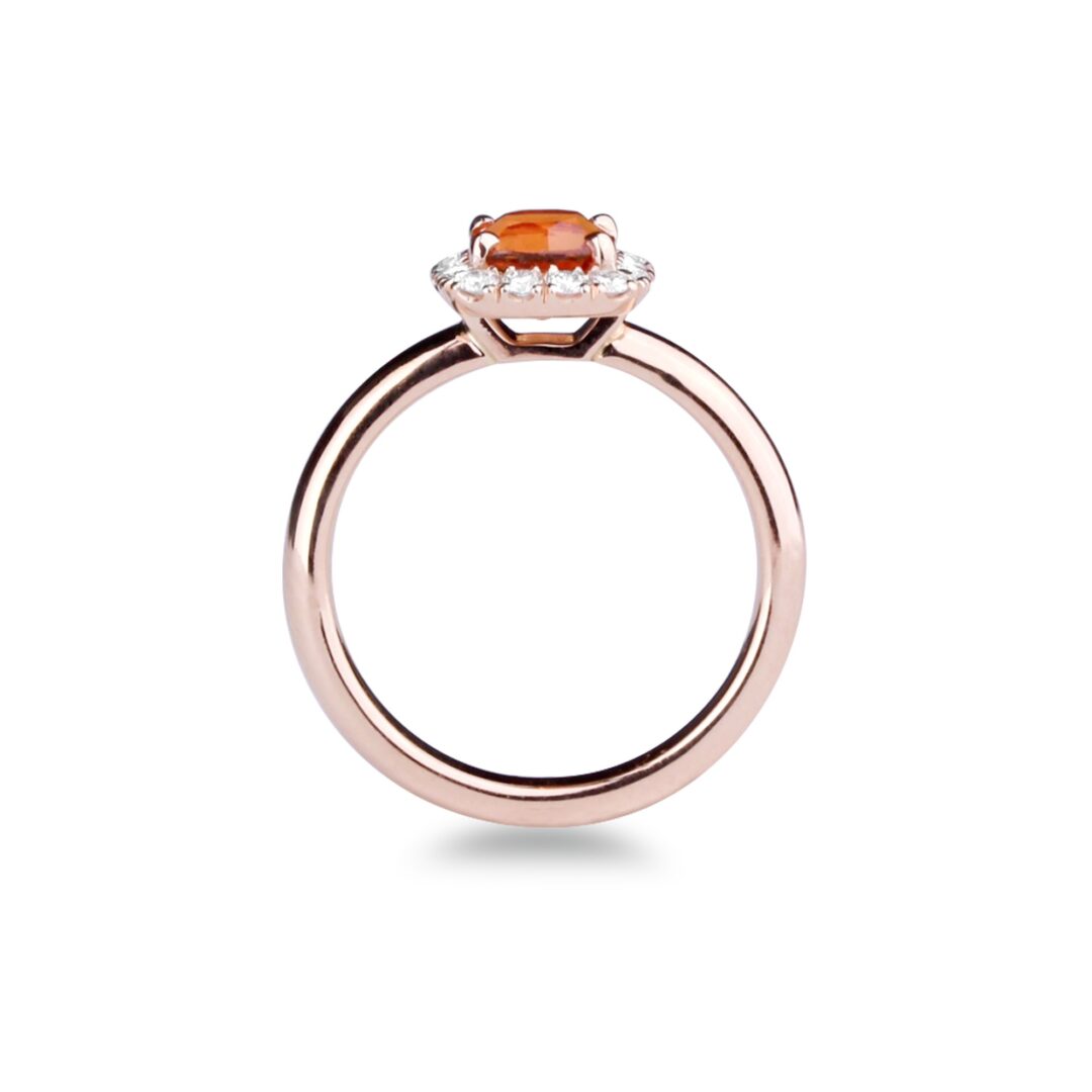 Bague grenat spessartite