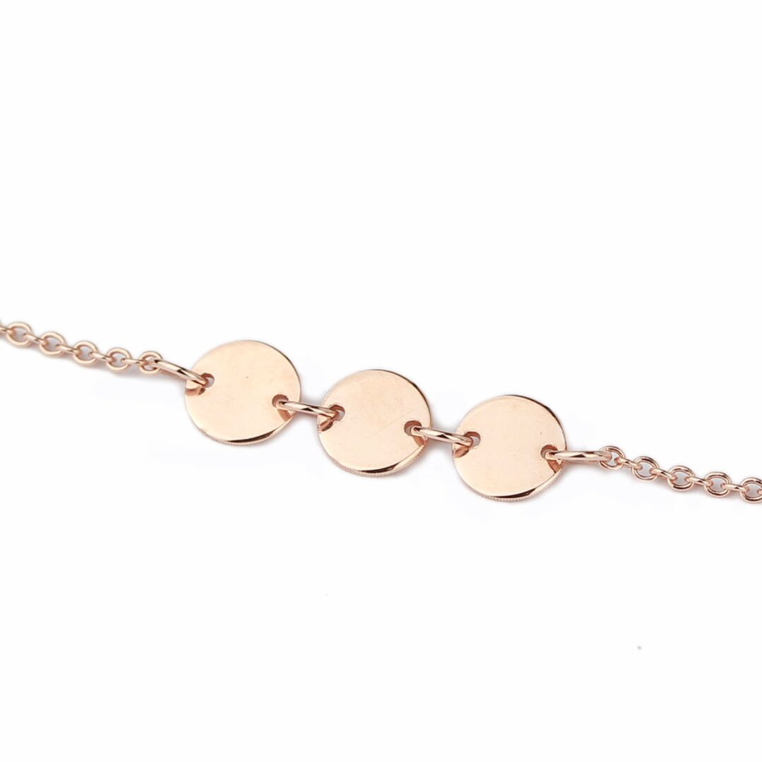 Collier en or rose 18 K