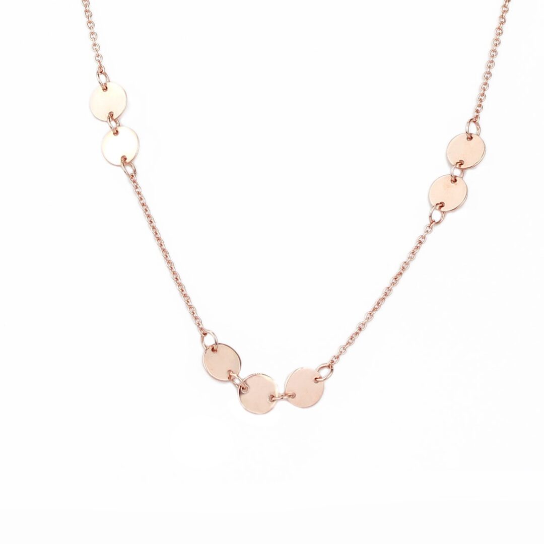 Collier en or rose 18 K