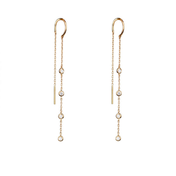 Boucles d'oreilles diamants